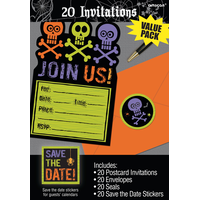 Trick Or Treat Invitation, 20-pk Front_Flat