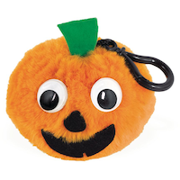 Peluche à pince de citrouille lanterne Front_Elevated