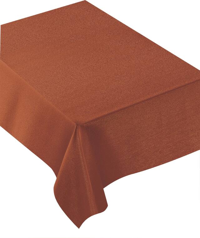 Metallic Burgundy Tablecloth CloseUp