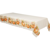Nappe traditionnelle en jute avec motifs de citrouille Front_Angled_Left