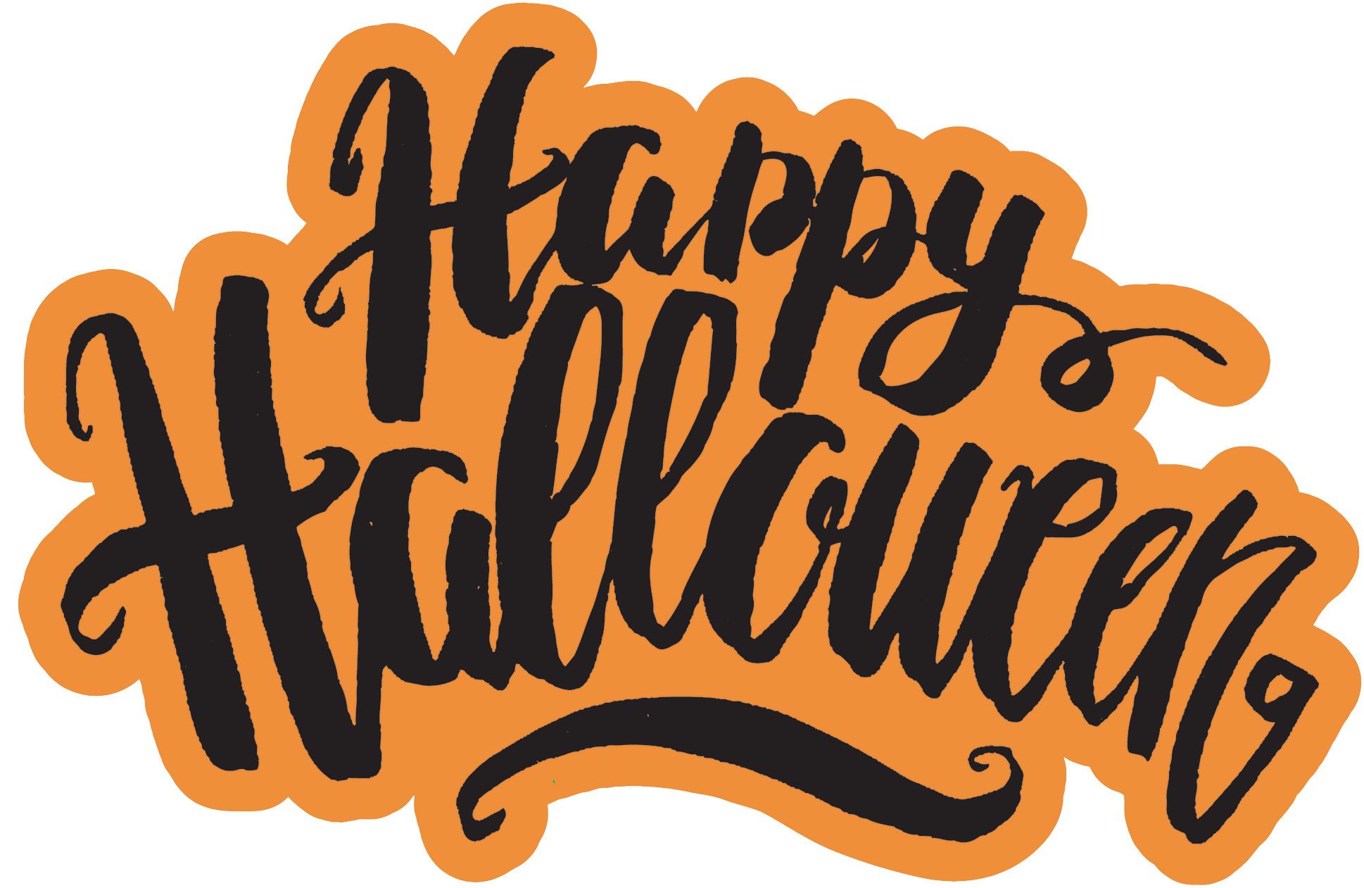 "Happy Halloween" Skeleton & Ghost Customizable DY Photo Frame Prop Kit, Multi-Coloured, 35-in, 15-pk, for Halloween Front_Flat