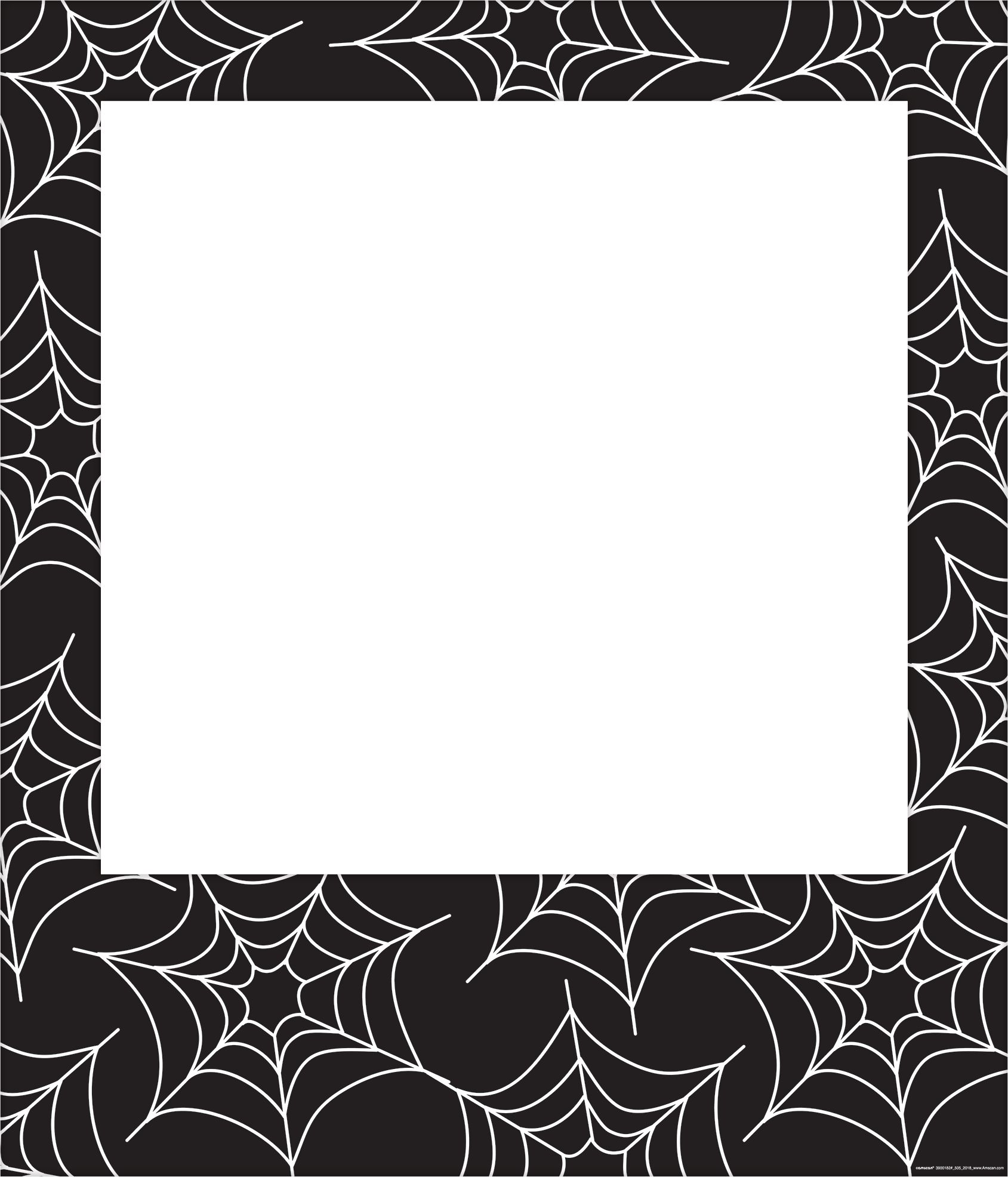 "Happy Halloween" Skeleton & Ghost Customizable DY Photo Frame Prop Kit, Multi-Coloured, 35-in, 15-pk, for Halloween Front_Flat