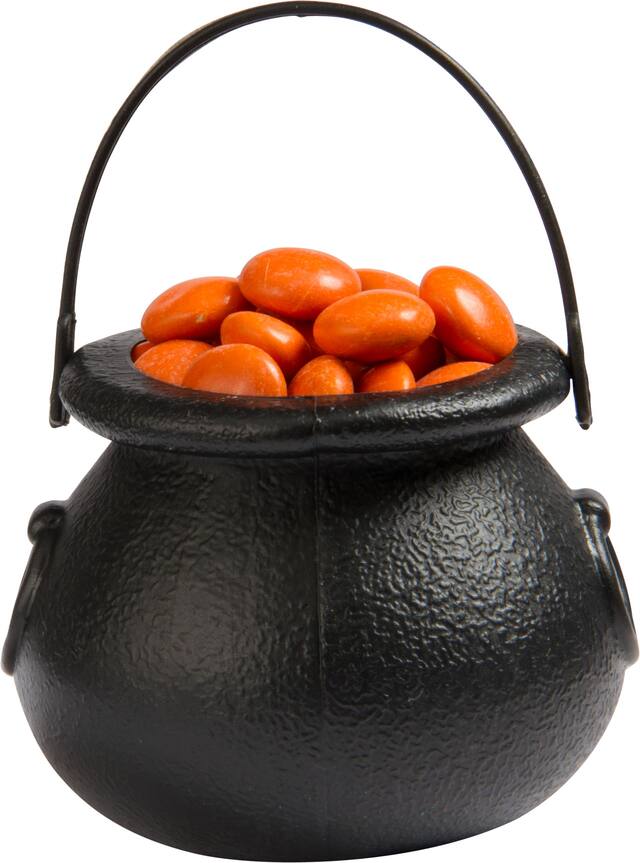 Chaudron à bonbons noir, paq. 12 Front_Elevated