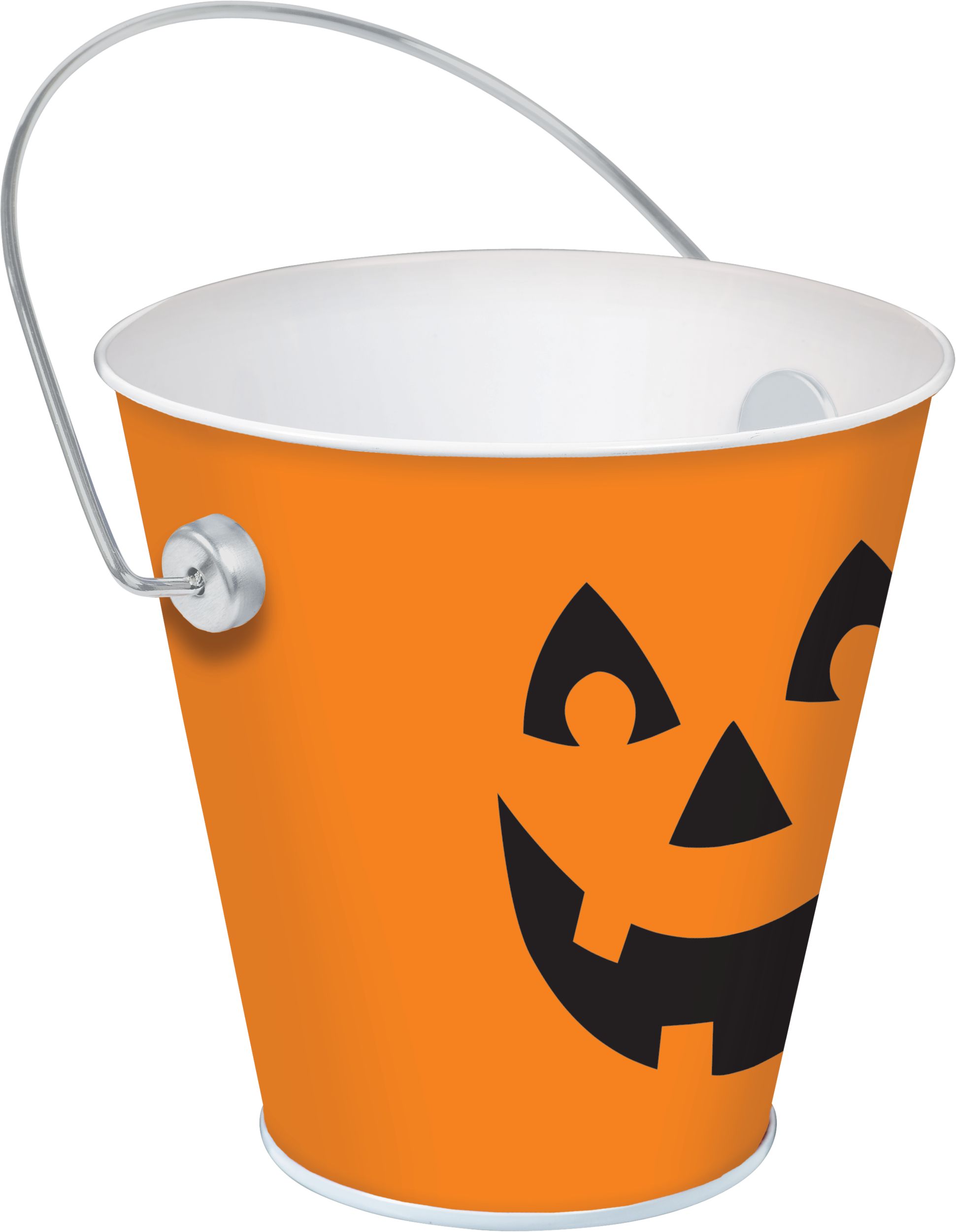 Seau en métal, citrouille d'Halloween, 4,5&nbsp;po Front_Angled_Right