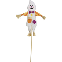 Ghost Yard Stake, White, 24.5-in, Outdoor Decoration for Halloween Front_Flat