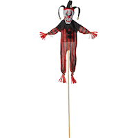 Giant Evil Clown Yard Stake Front_Flat