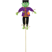 Frankenstein Halloween Decoration Yard Stake Front_Flat