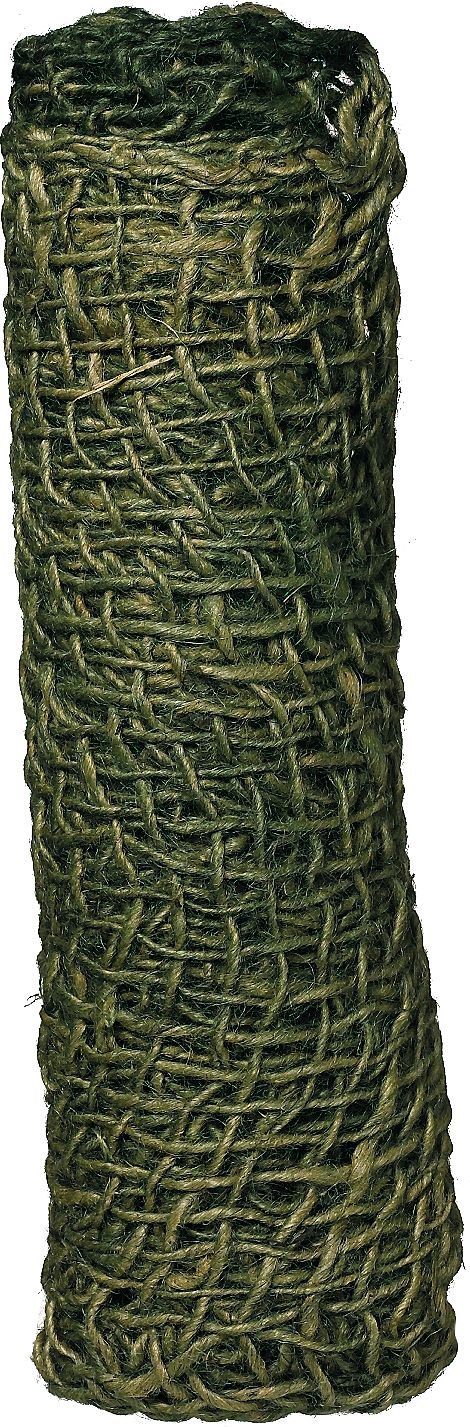 Rouleau de jute, brun, 4 pi, décoration intérieure/extérieure pour l'Halloween Front_Elevated
