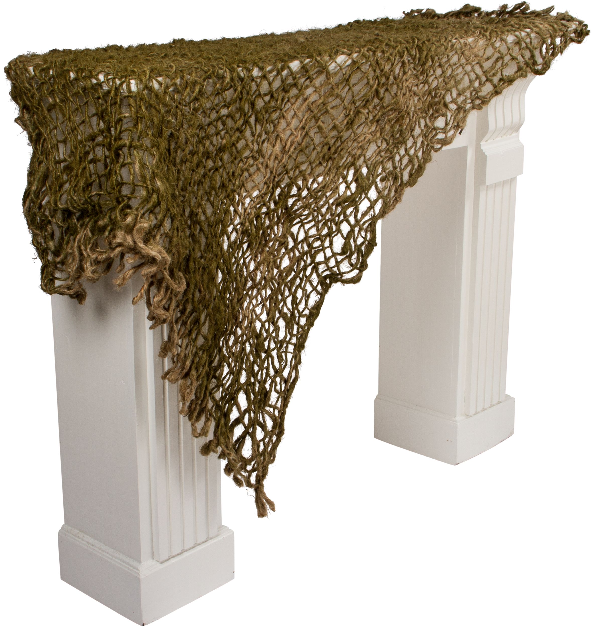 Rouleau de jute, brun, 4 pi, décoration intérieure/extérieure pour l'Halloween Front_Angled_Left