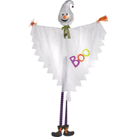 Gentil fantôme suspendu géant d'Halloween, 54 x 80&nbsp;po Front_Flat