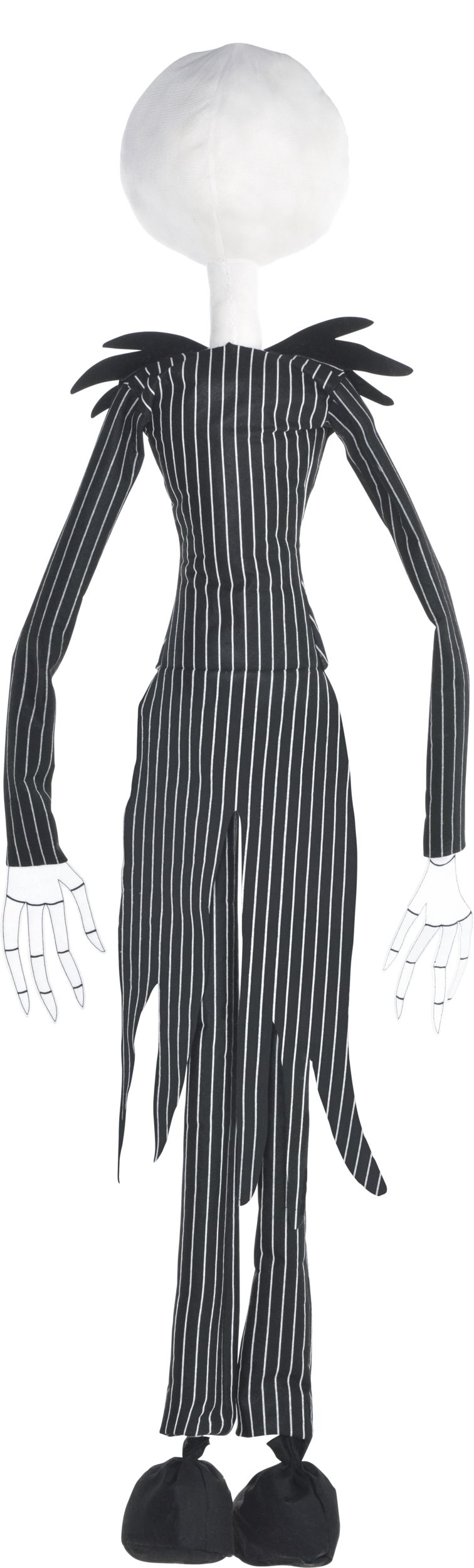 Disney The Nightmare Before Christmas Jack Skellington Poseable Hanging Character, Black/White, 5-ft, Indoor/Outdoor Decoration for Halloween Back_Flat