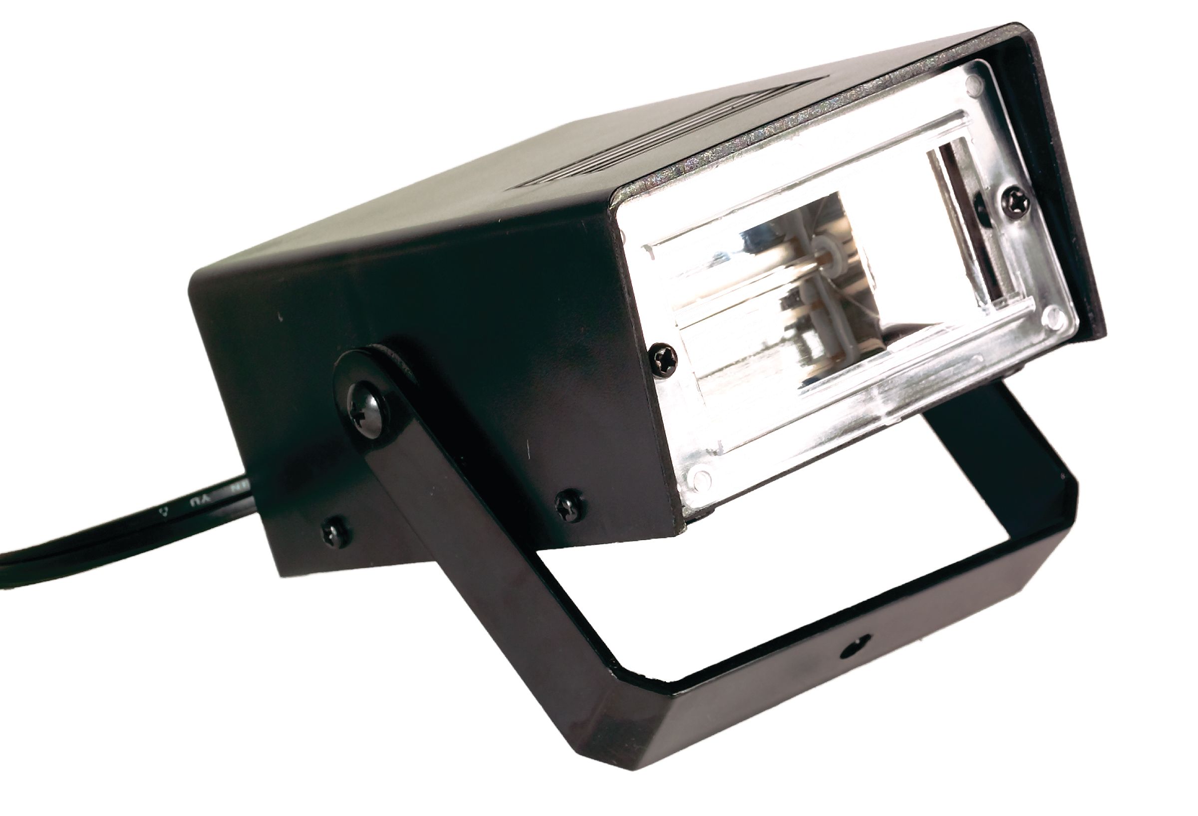 Lampe stroboscopique à DEL avec contrôle de vitesse, noir, 3-1/2 po, décoration intérieure/extérieure pour l'Halloween Front_Angled_Right