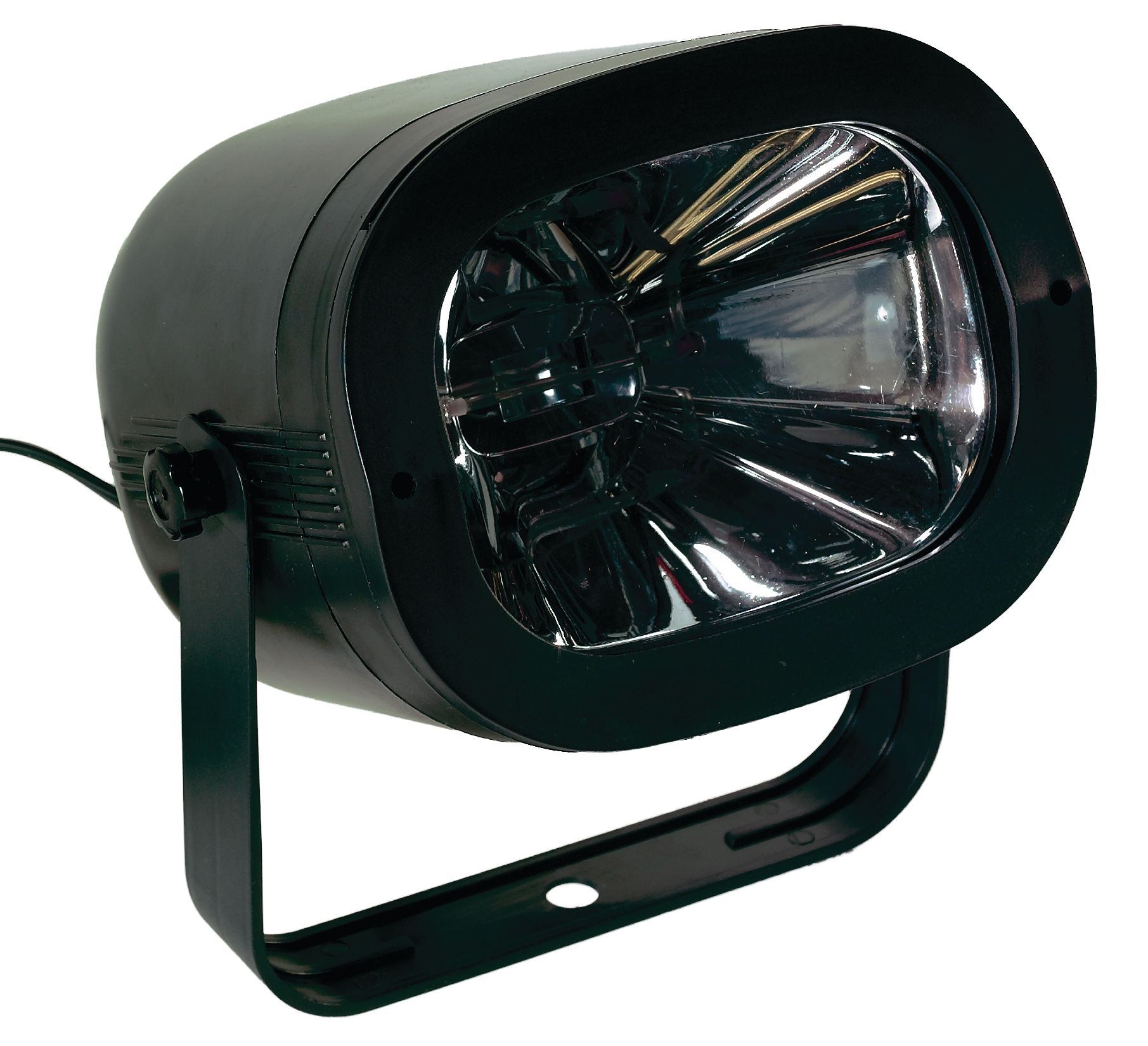 Cannon Flash Mega Strobe Light with Speed Control, Black, 7-in, Indoor Decoration for Halloween Front_Angled_Right