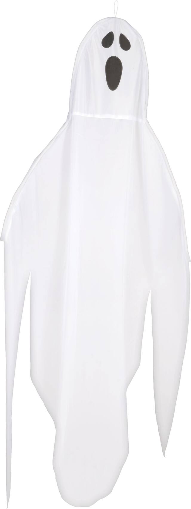 Ghost Giant Hanging Spooky Prop, White, 7-ft, Indoor/Outdoor Decoration for Halloween Front_Flat