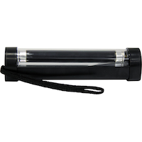 Mini luminaire à DEL portatif, lumière noire UV, 6 po, décoration intérieure/extérieure pour l'Halloween Front_Elevated