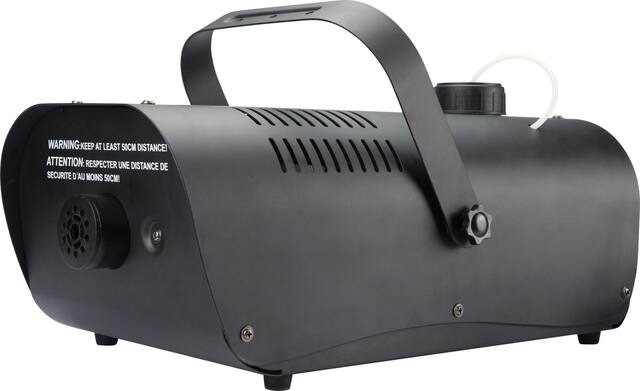 1000W Fog Machine with Alarm & Wired Remote Front_Angled_Left