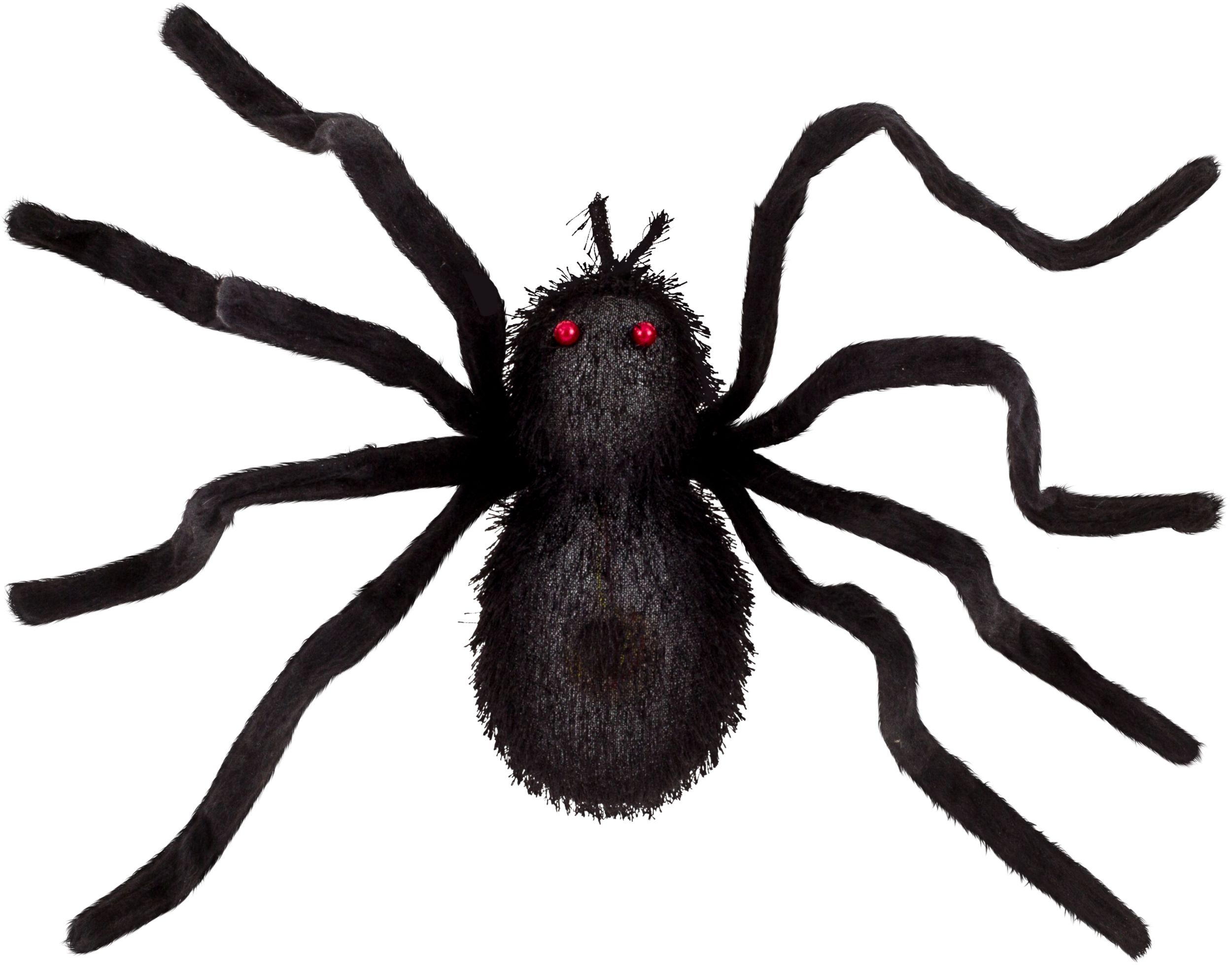 Spider Light-Up Prop with Batteries, Black Colour Changing, 16-in, Indoor/Outdoor Decoration for Halloween Overhead_Flat