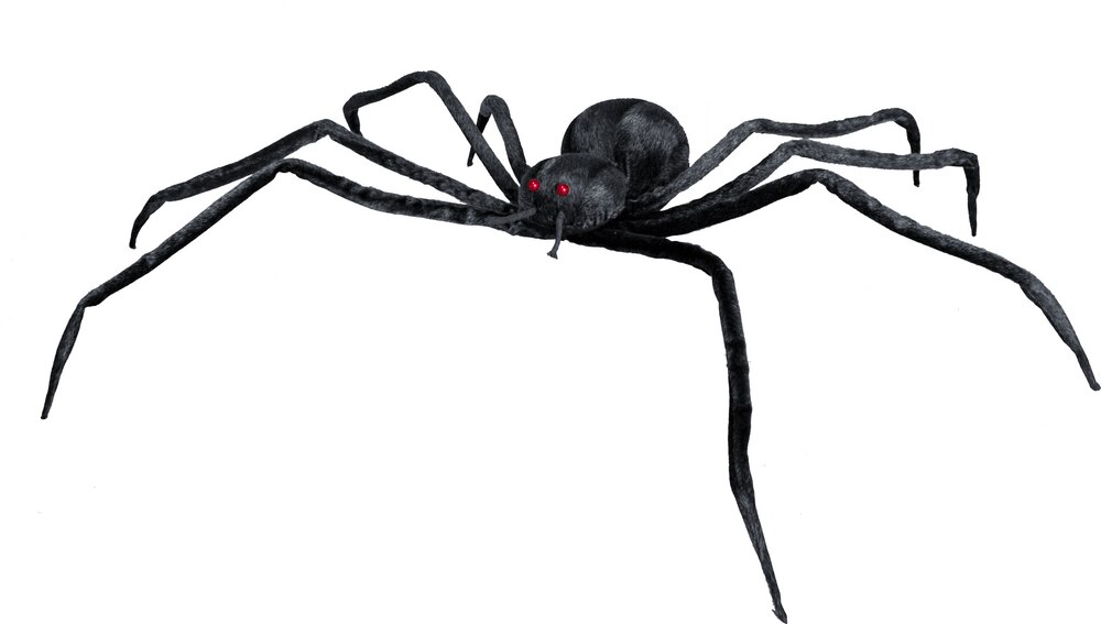 8 pièces peluche araignée simulée réaliste Durable réutilisable réaliste  ornement fête fournitures araignée pour Halloween Bar maison hantée