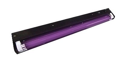 40W Fluorescent Light Fixture, Black, 48-in, Indoor/Outdoor Decoration for Halloween Front_Angled_Right