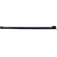 40W Fluorescent Light Fixture, Black, 48-in, Indoor/Outdoor Decoration for Halloween Front_Flat