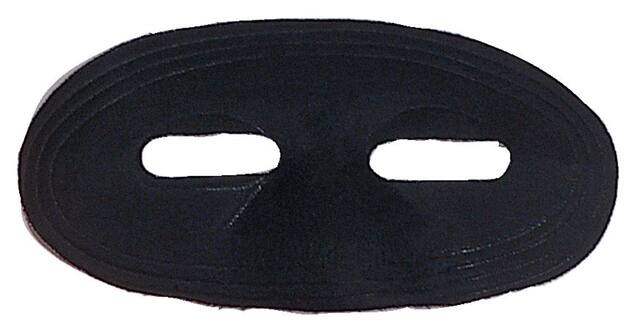 Masque, noir, taille unique, accessoire de costume à porter pour l'Halloween Front_Flat