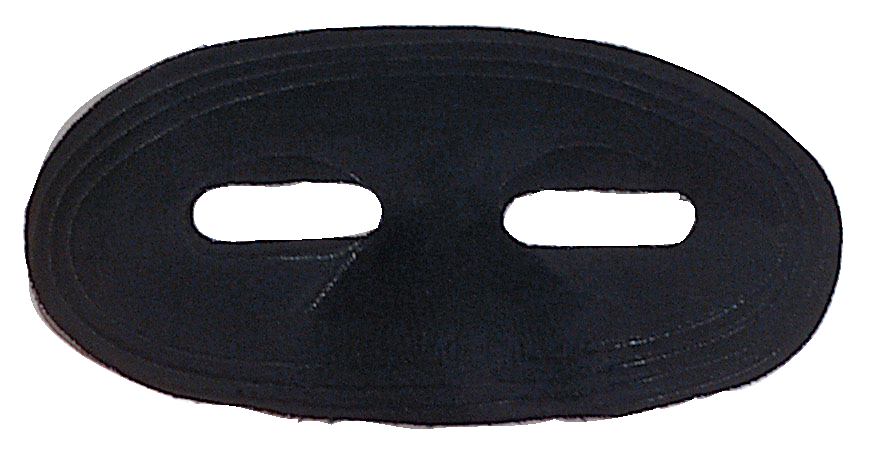 Domino Mask, Black, One Size, Wearable Costume Accessory for Halloween ...