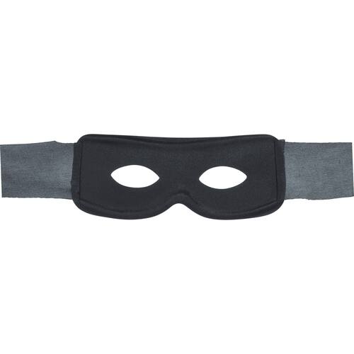 Zorro Bandit Eye Mask, Black, One Size, Wearable Costume Accessory for Halloween