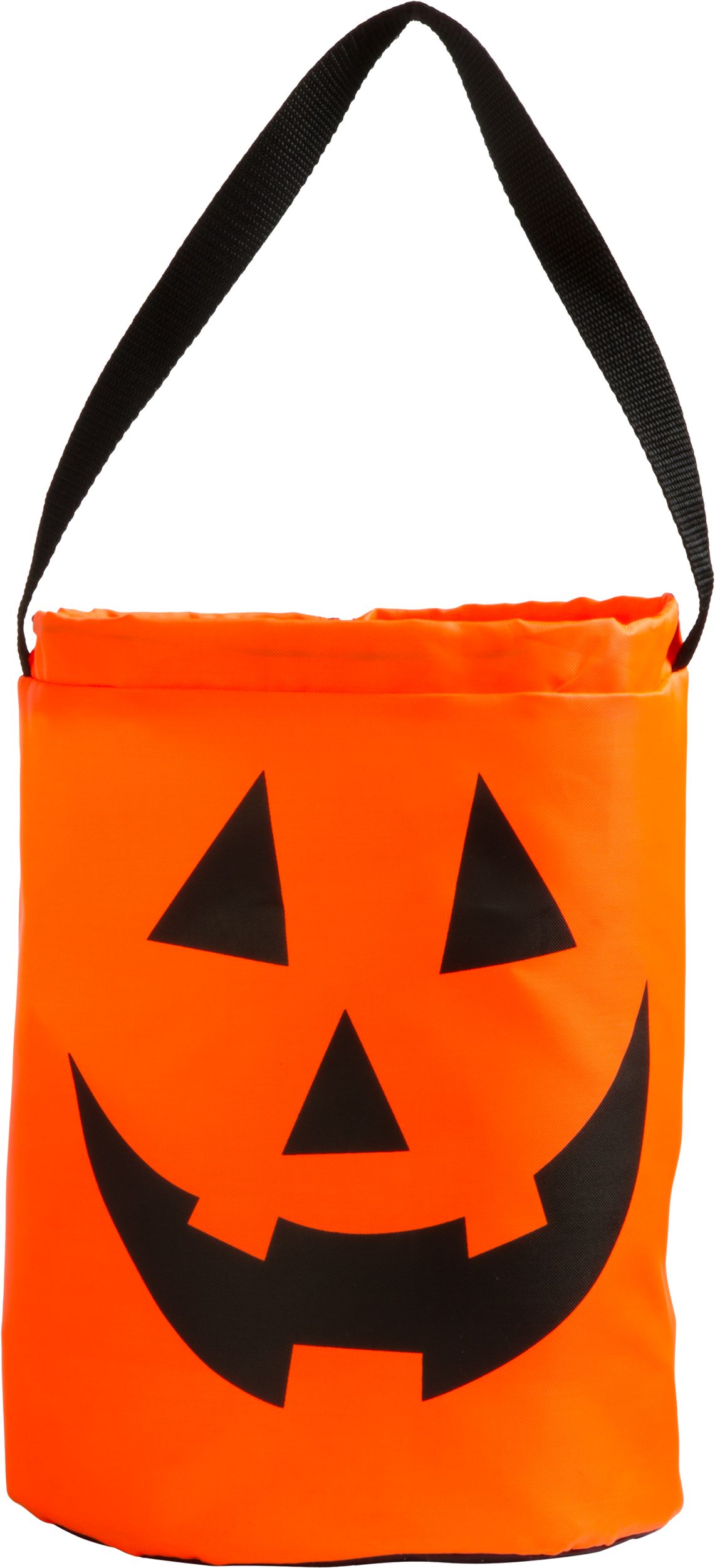 Sac à friandises citrouille avec cordon Front_Flat