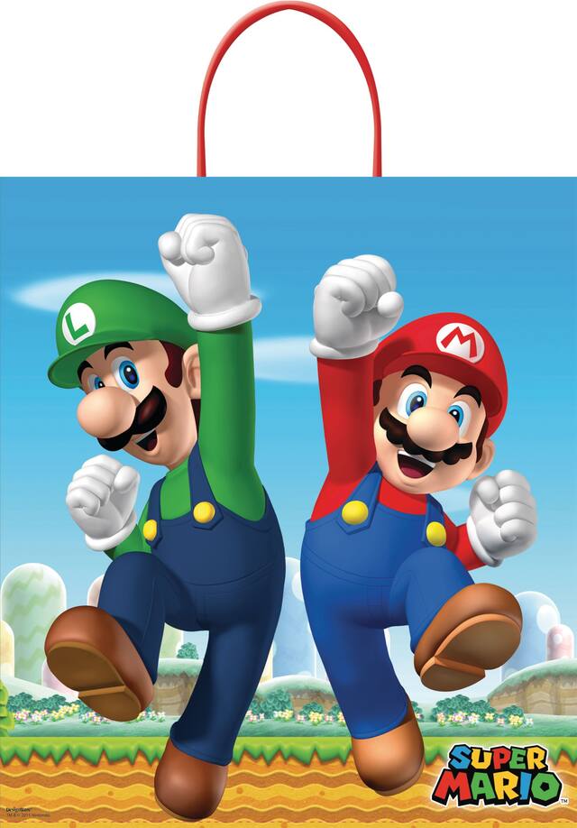Super Mario Halloween Trick-or-Treat Bag Front_Flat