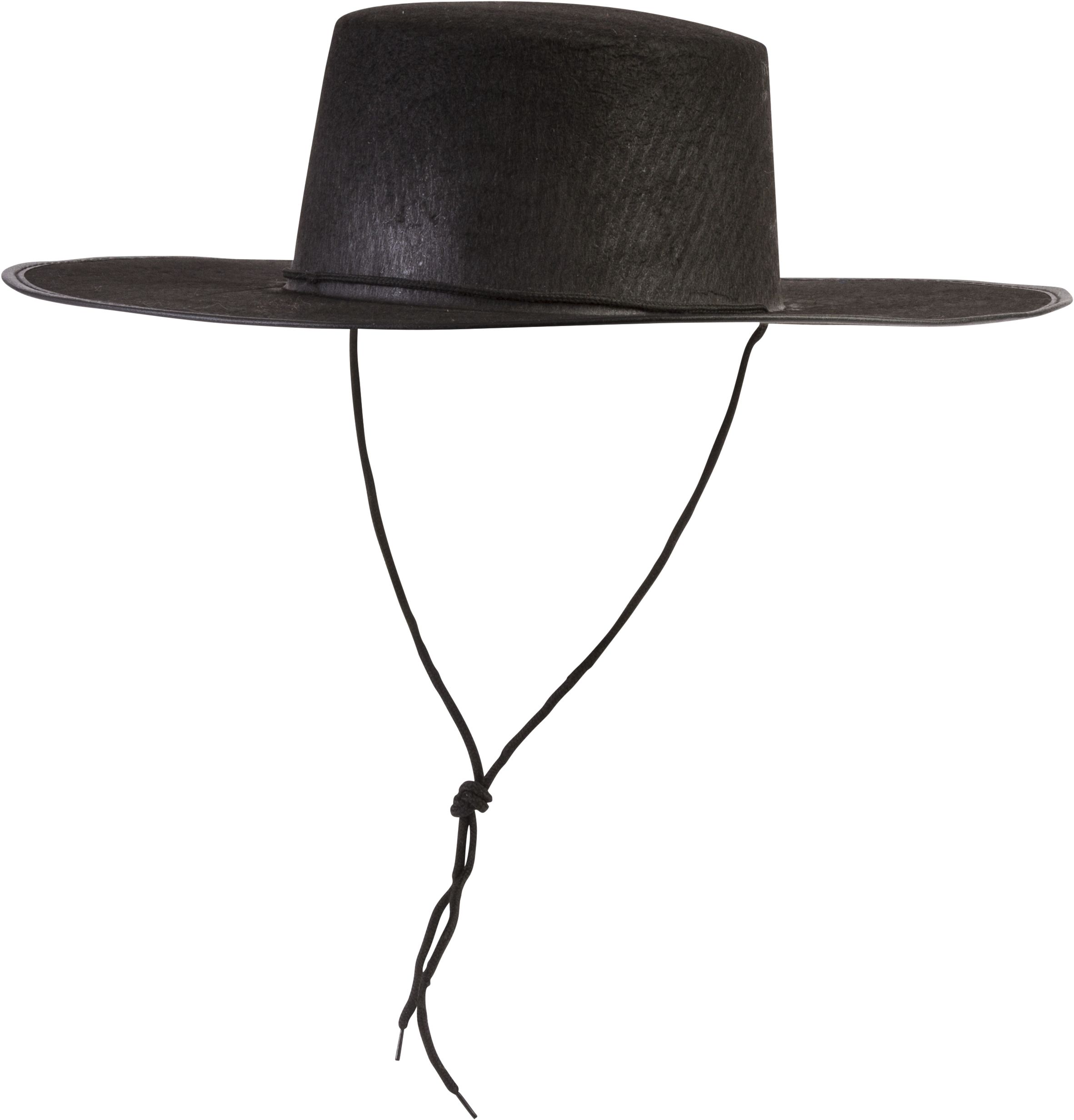 Fantasy Bandit Fabric HatBlack, One Size, Wearable Costume