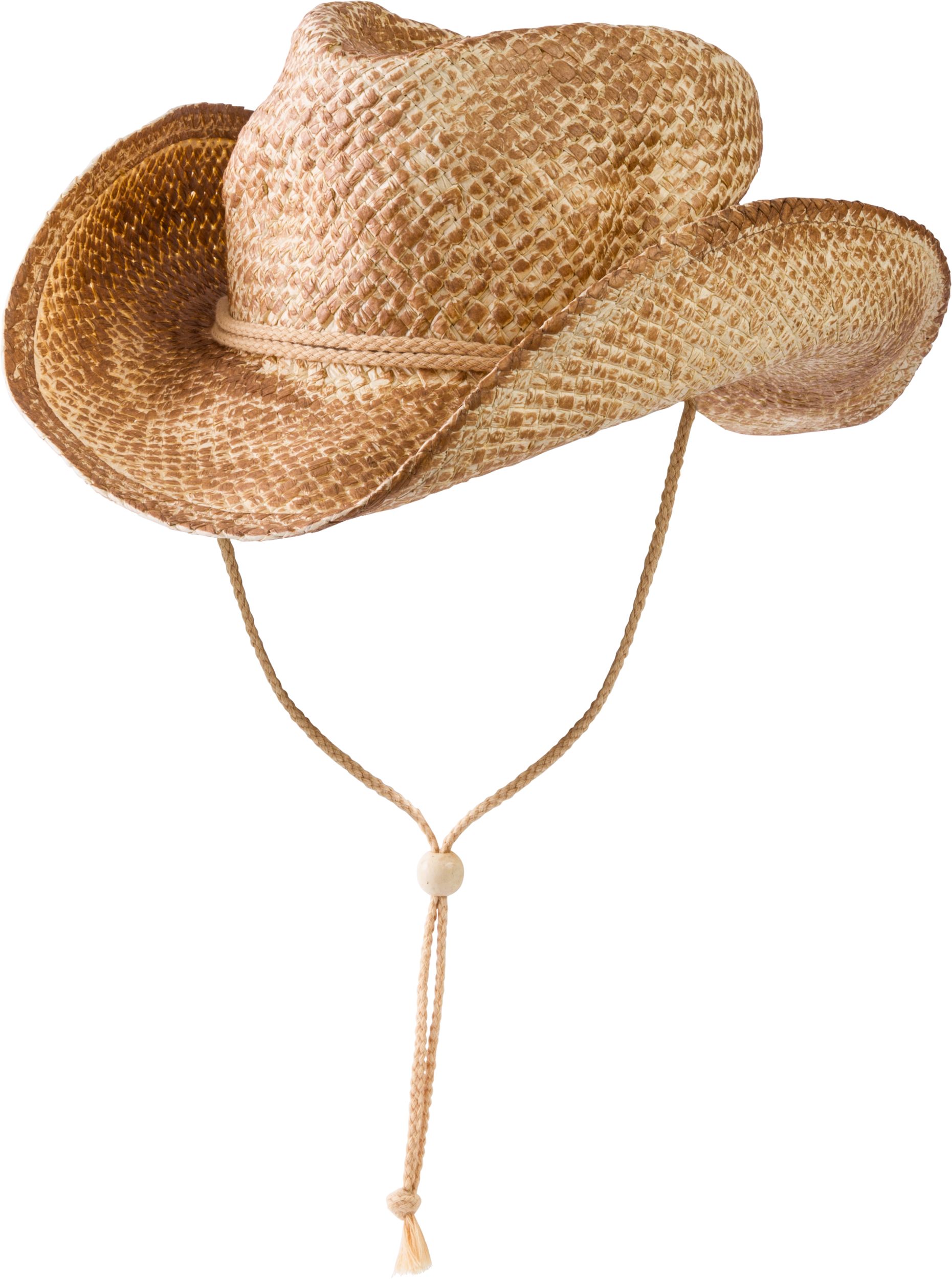 Chapeau de paille de cowboy western, beige, taille unique, accessoire de  costume à porter pour l'Halloween