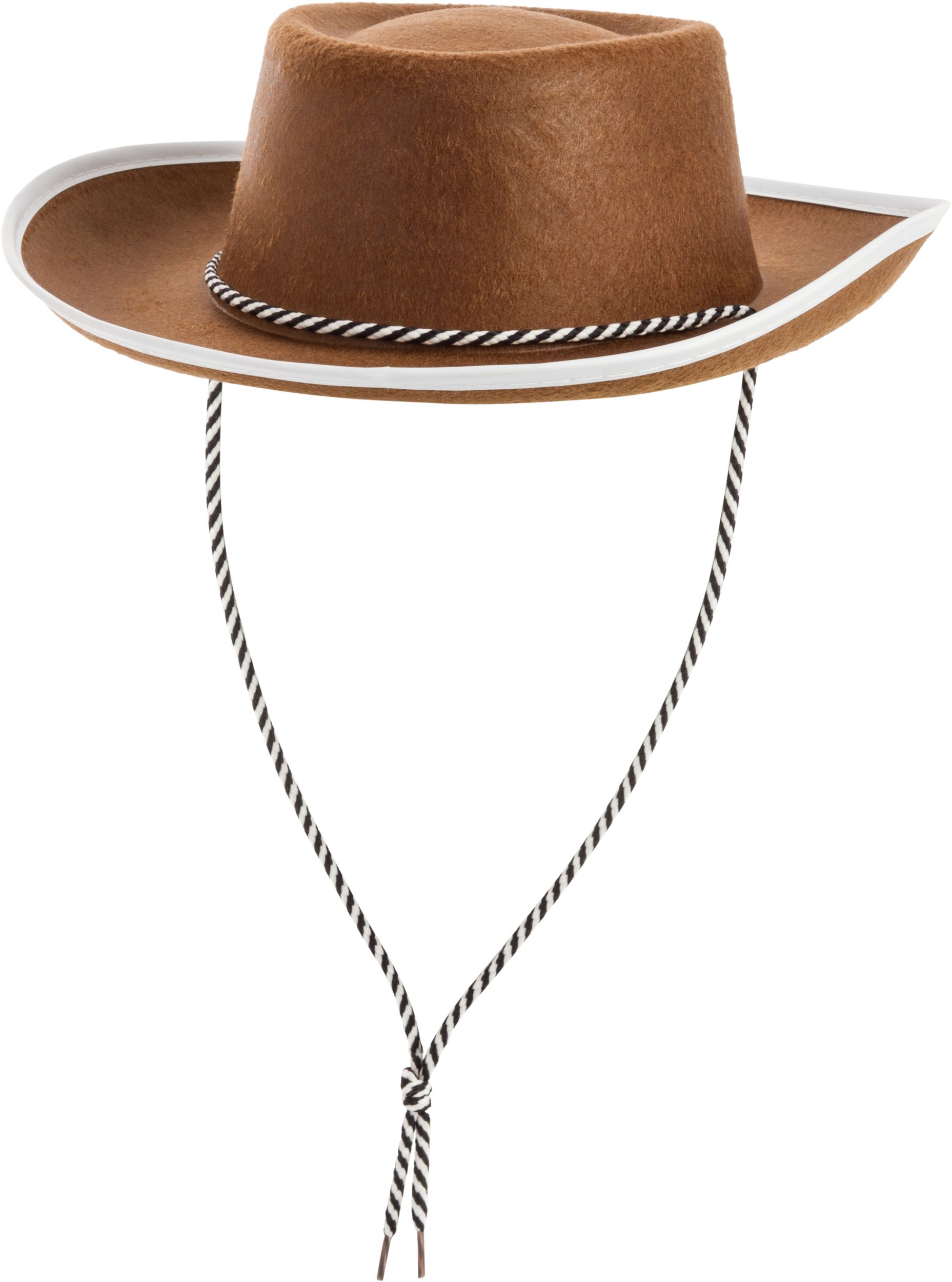 Kids' Cowboy Hat, Brown, One Size Front_Elevated