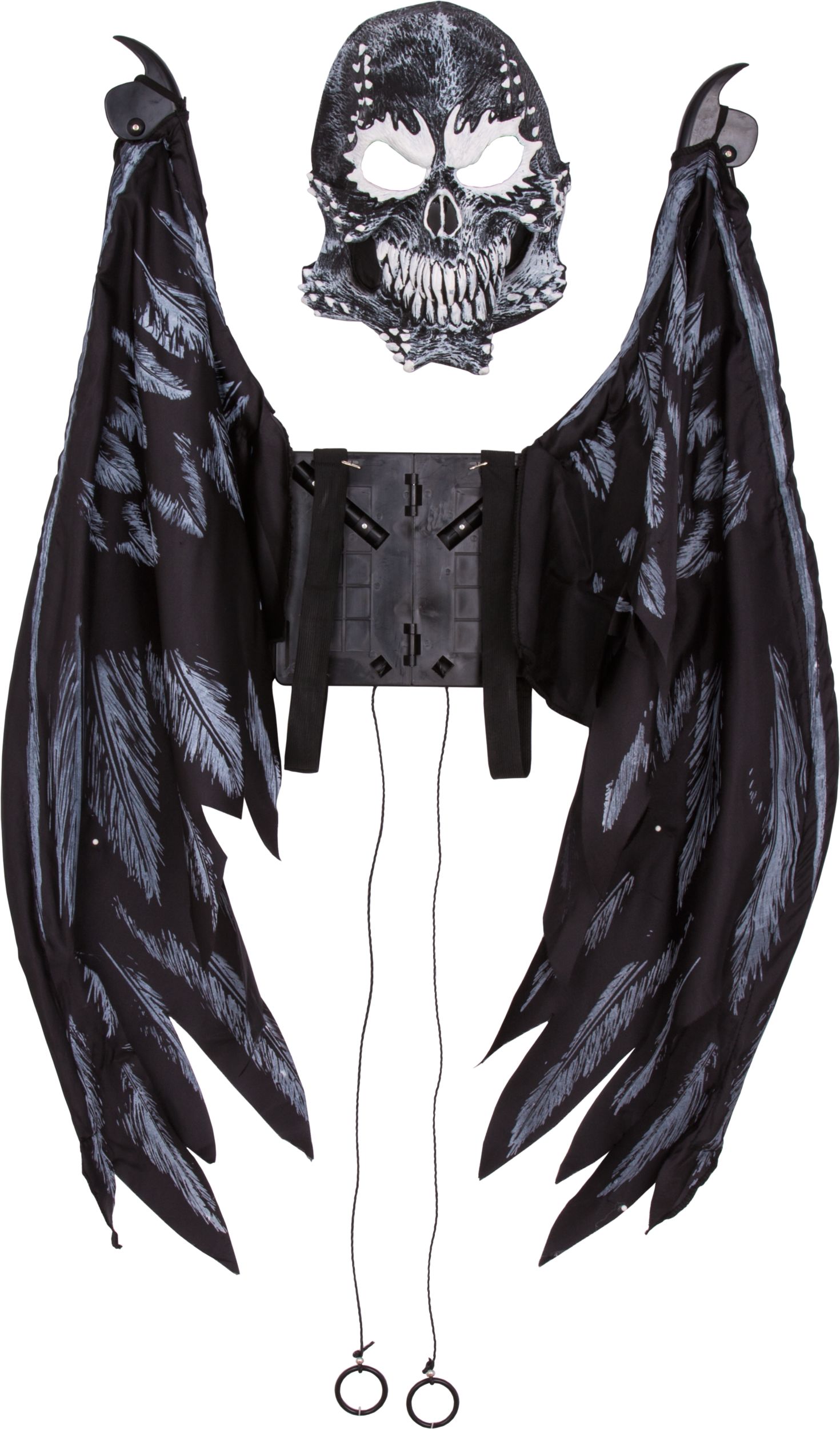 Fallen Angel Mask & Wings Front_Flat