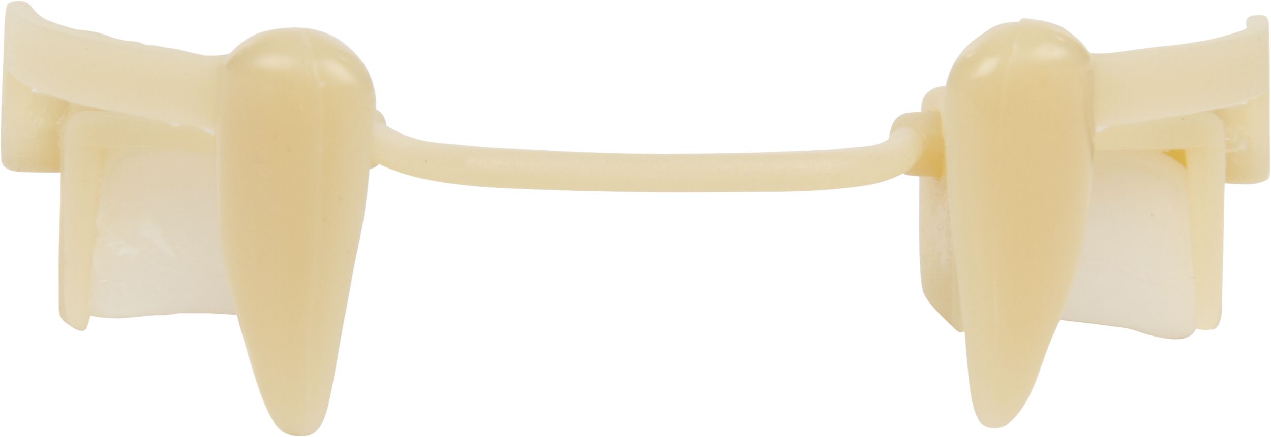 Retractable Fangs Halloween Makeup Front_Flat