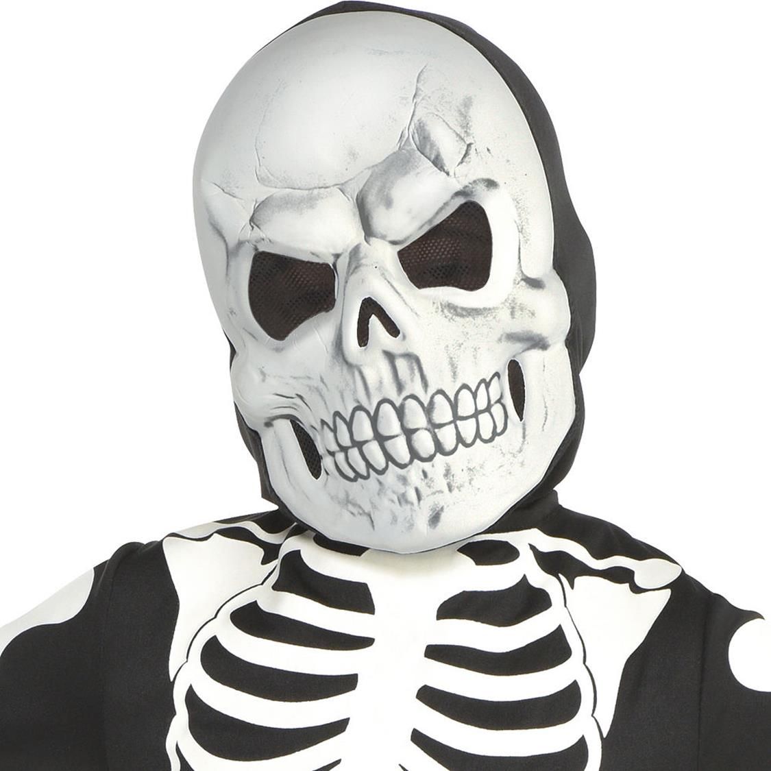 Women's X-Ray Skeleton Black/White Jumpsuit with Gloves Halloween Costume,  Assorted Sizes