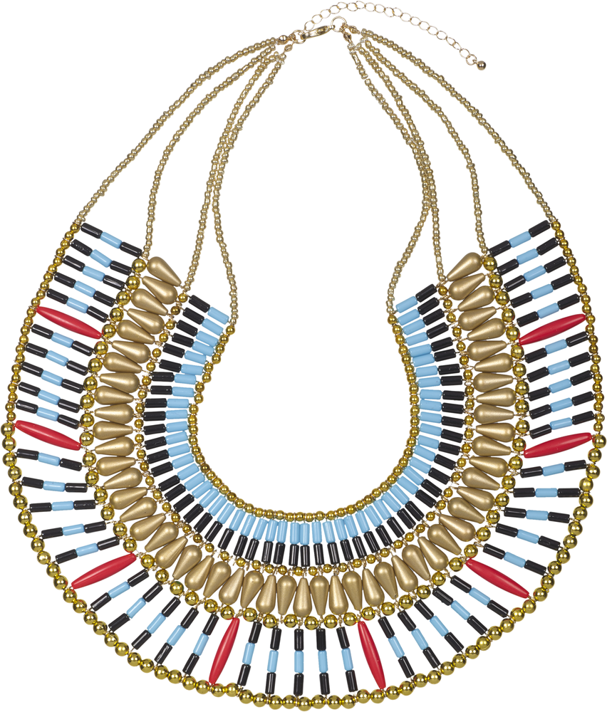 Egyptian Beaded Collar Adult Party City