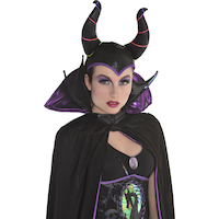 Serre-tête avec cornes de Maléfique, adultes Front_Angled_Right