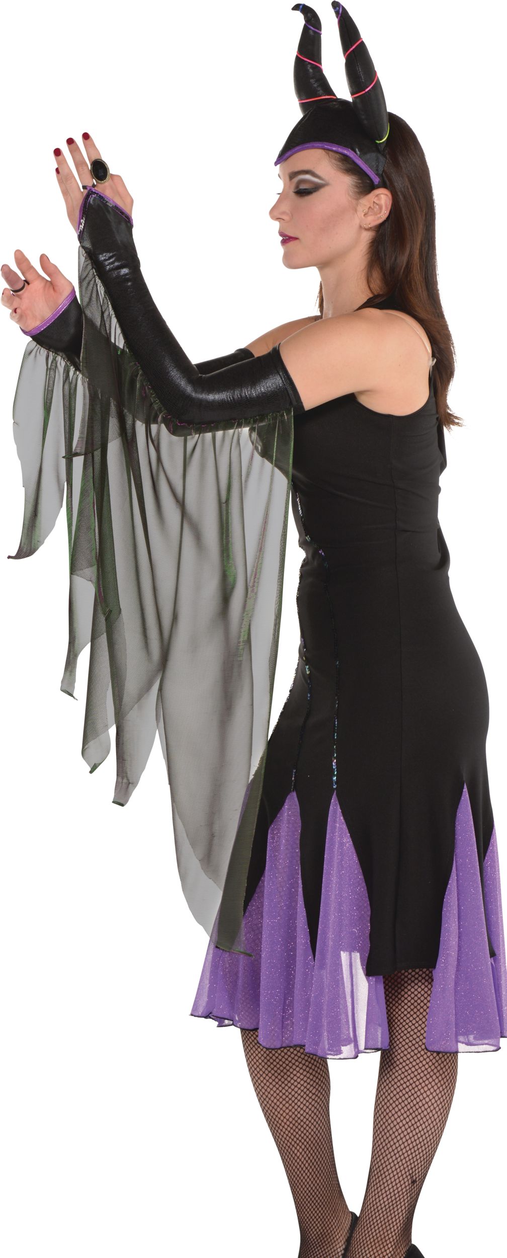 Accessoires de costume d’Halloween, Maléfique, adultes Side_Left