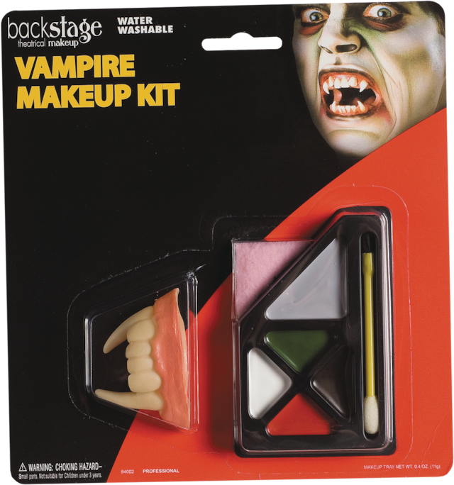 Vampire Halloween Makeup/Fangs Kit Party City