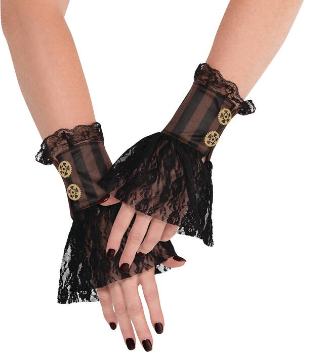 Manchettes steampunk Back_Flat