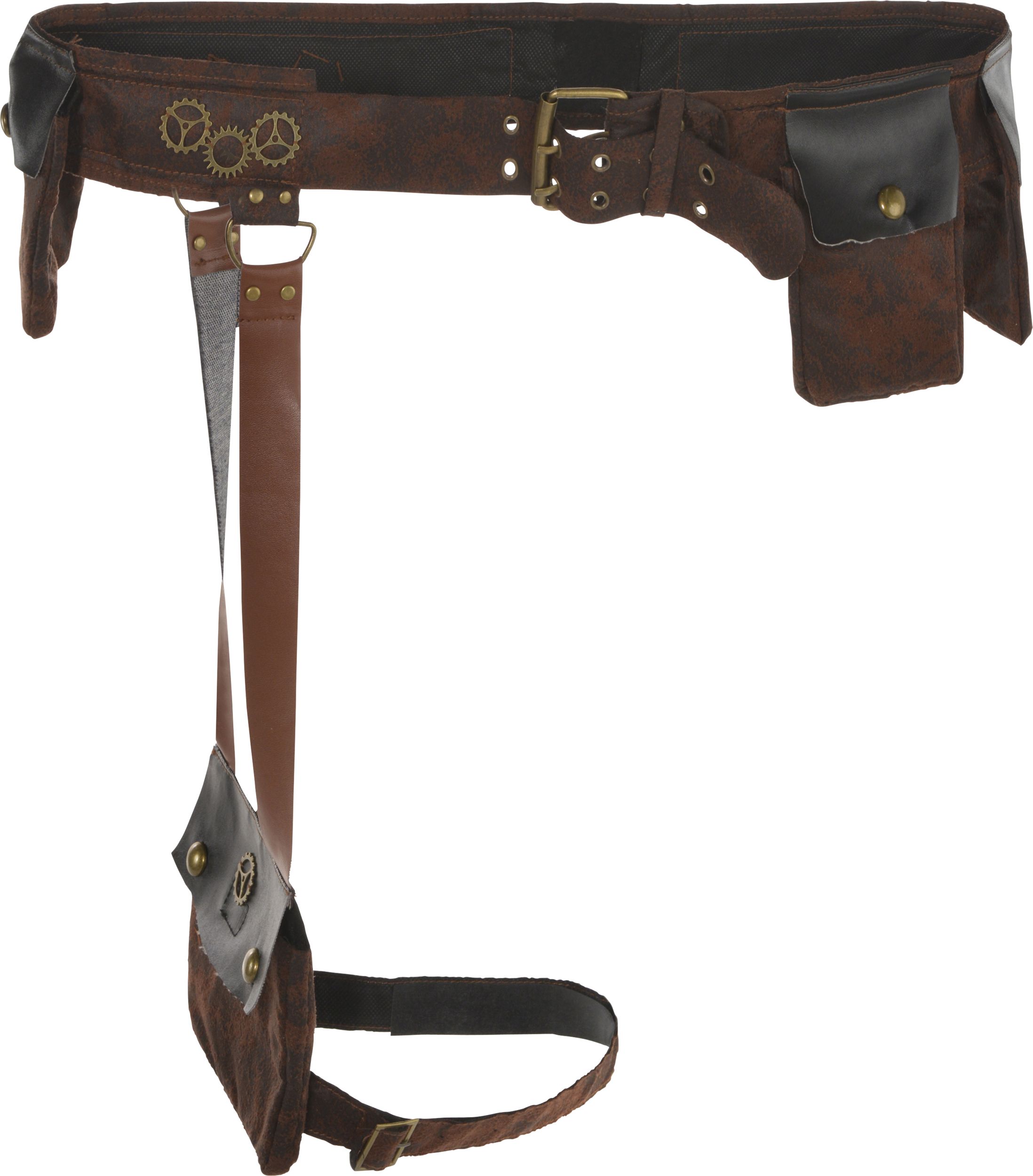 Adult Steampunk Belt Front_Flat