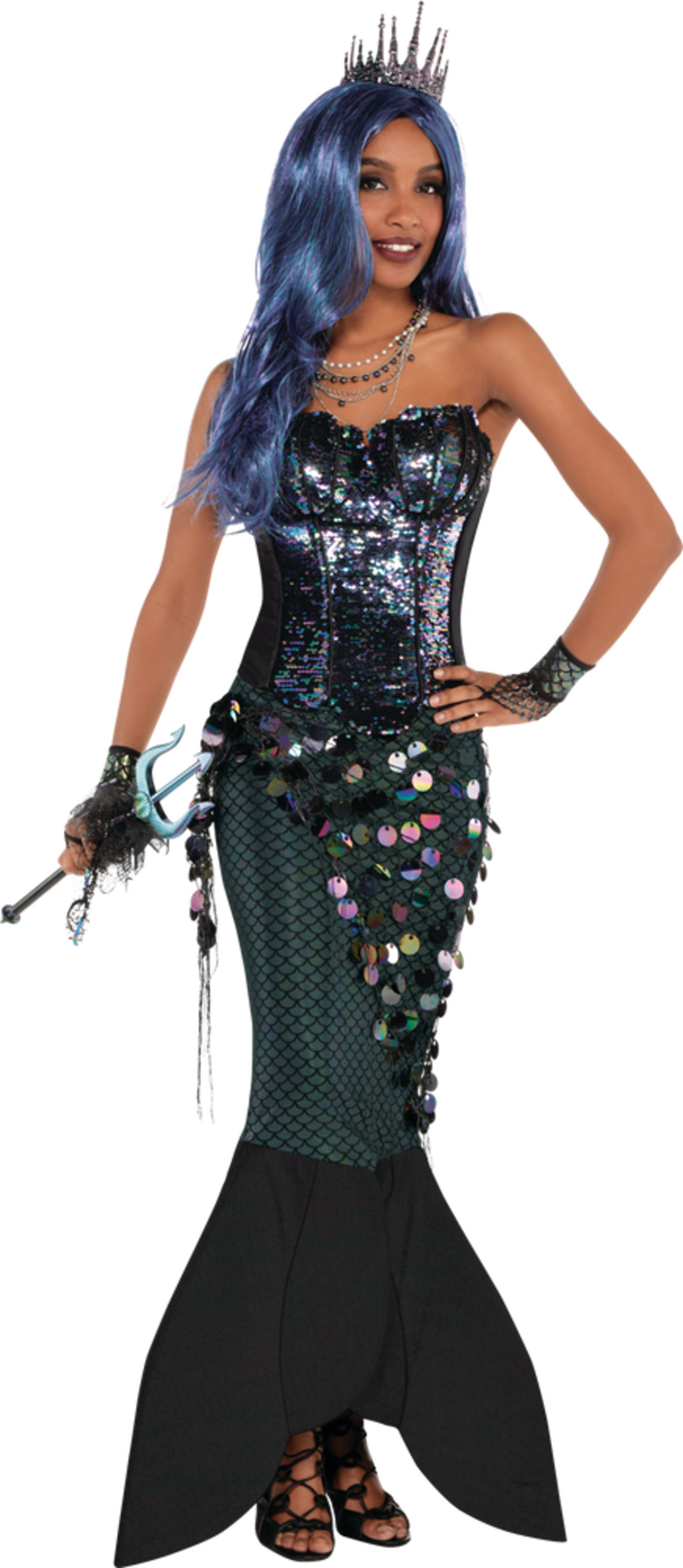 Adult Sea Siren Mermaid Corset Party City 5961