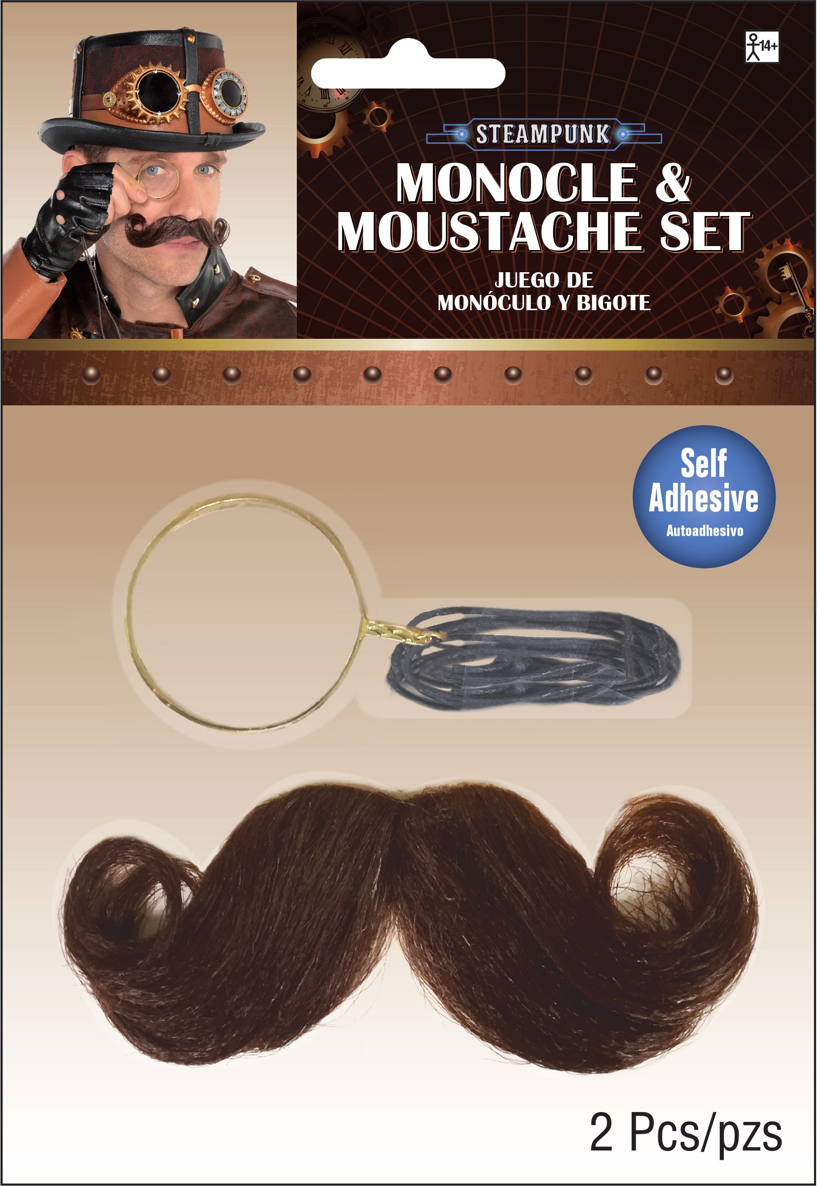 Adult Steampunk Costume Accessory Kit Front_Flat
