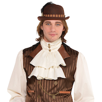 Jabot steampunk pour adultes Front_Flat