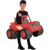 Kids' Car Red Tunic Halloween Costume, Assorted Sizes Front_Angled_Right
