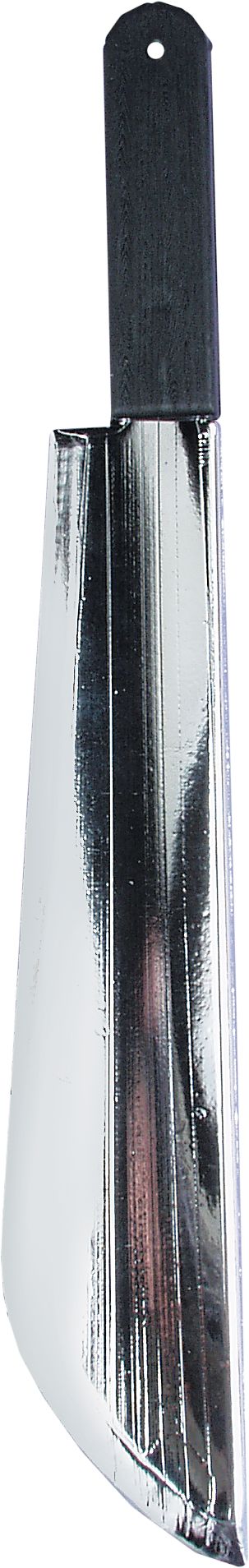 Couteau machette, chromé/noir, 21 po, accessoire de costume à porter pour l'Halloween Side_Right