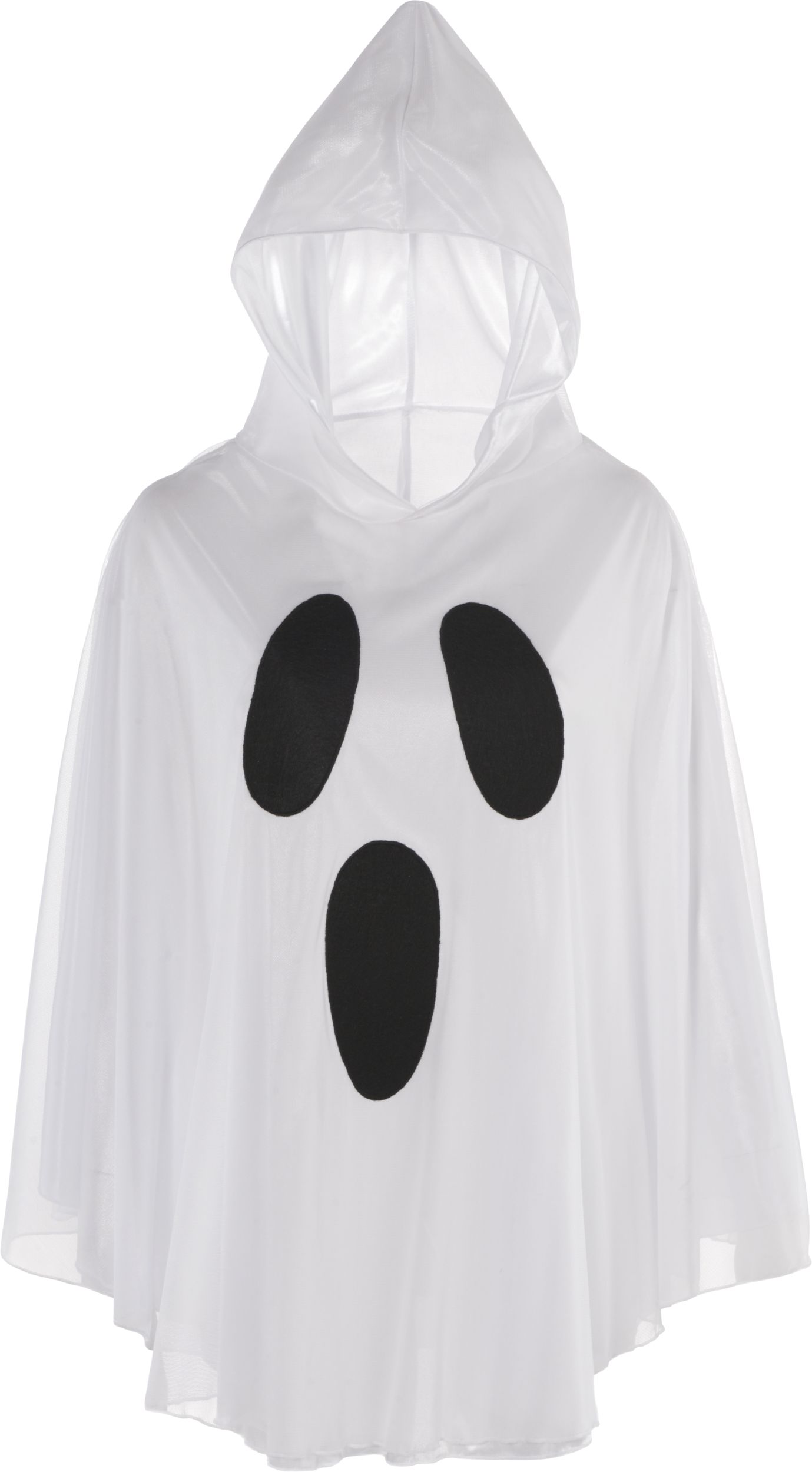 Ghost Poncho with Hood