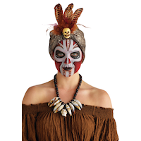 Palette de maquillage en crème 7 couleurs avec applicateur, multicolore, taille unique, paq. 2, accessoires de costume pour l'Halloween Front_Flat