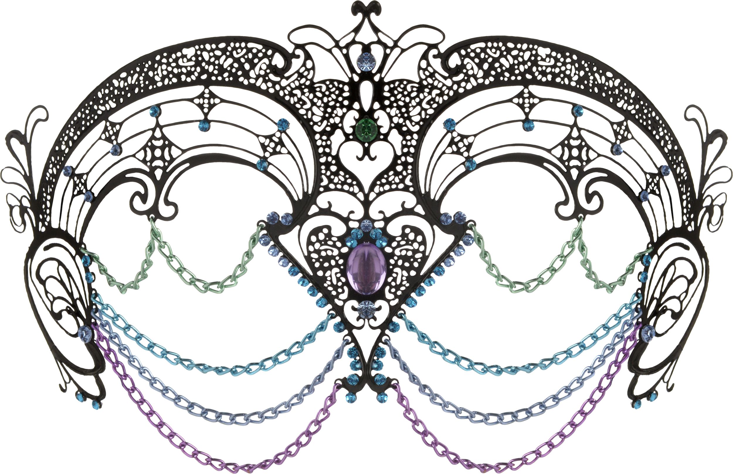 Adult Sea Siren Mermaid Mask Front_Flat