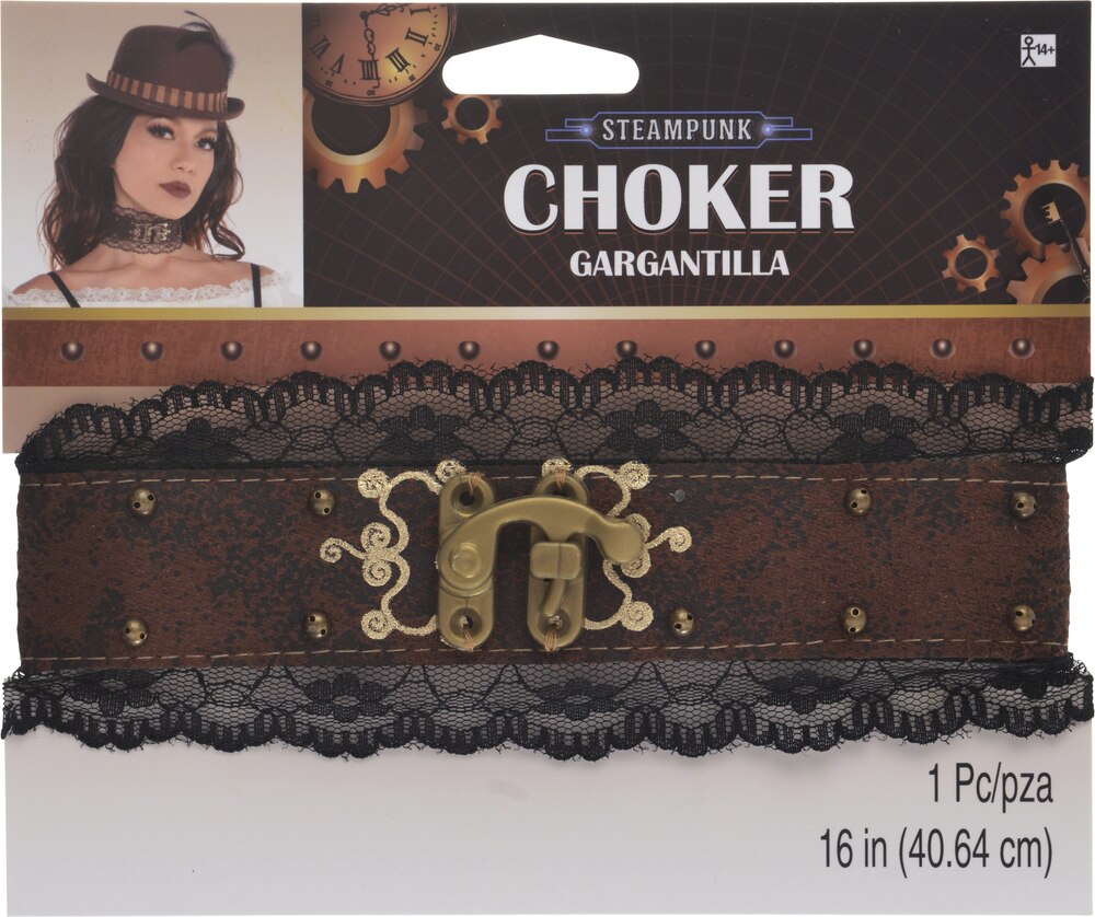 Steampunk Choker 1pc main image 1